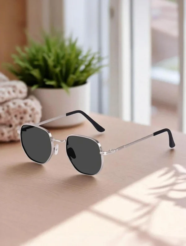 DKERAOD Others Round, Spectacle  Sunglasses (Free Size) (For Men & Women, Black)